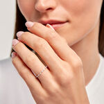 Bague Enza Argent Blanc Oxyde De Zirconium - Bagues avec pierre Femme | Histoire d&rsquo;Or
