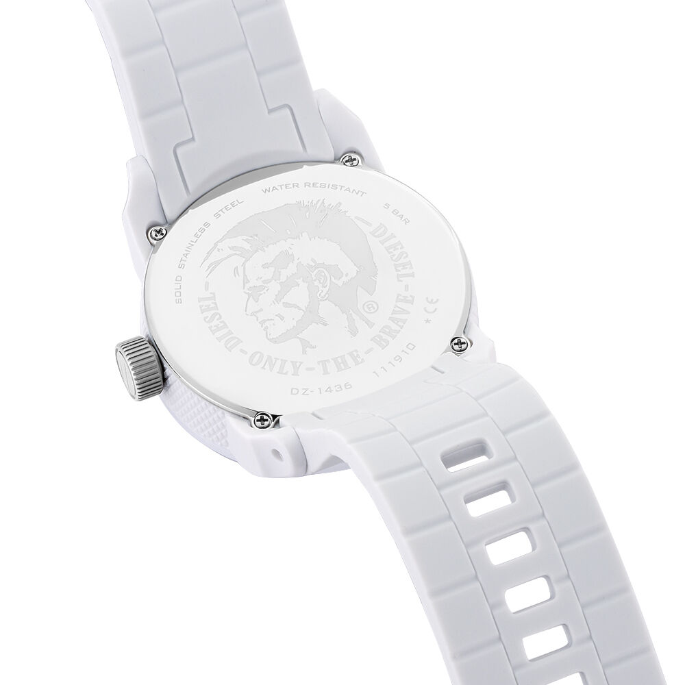 Montre diesel homme blanche clearance