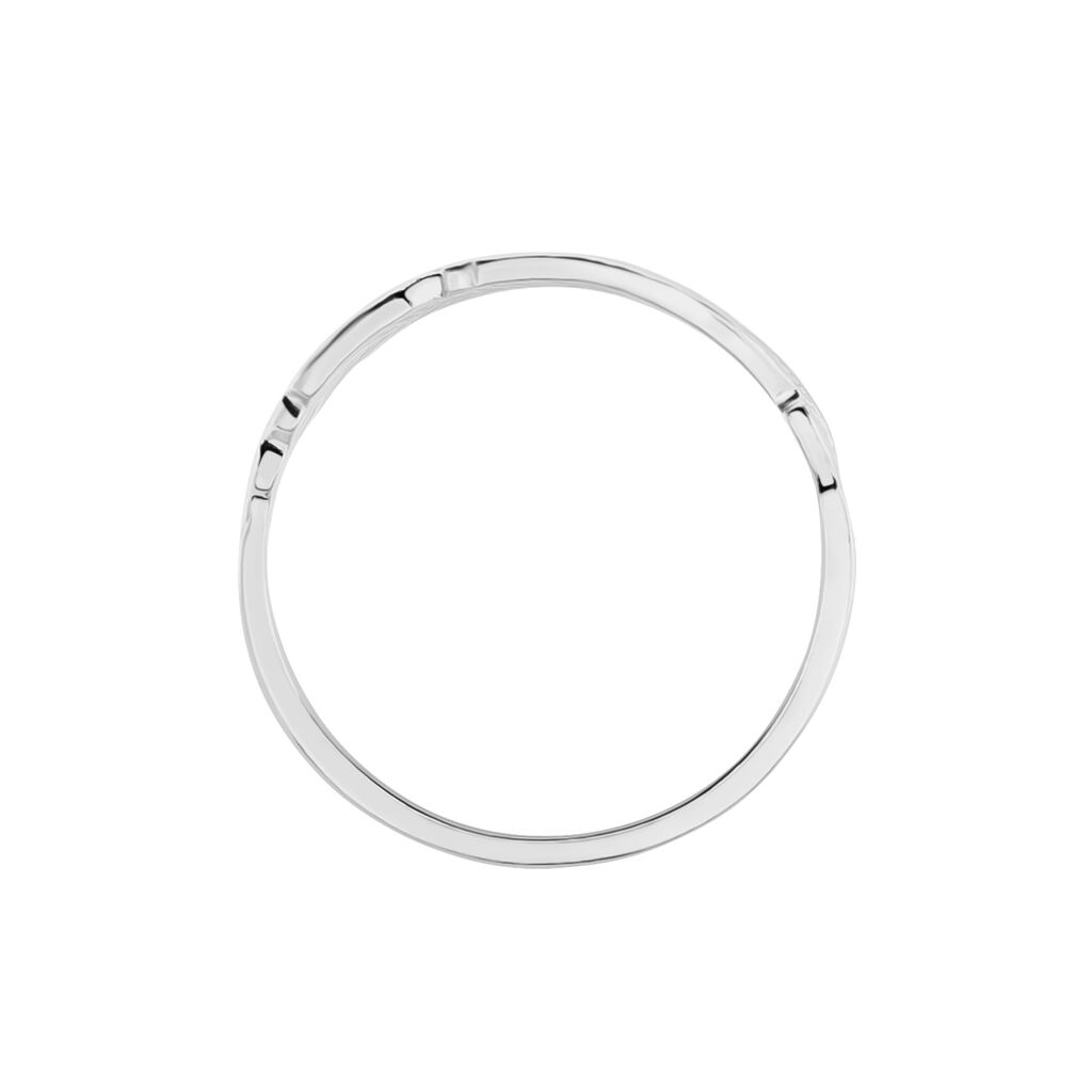 Bague Euriell Argent Blanc - Bagues fantaisie Femme | Histoire d’Or