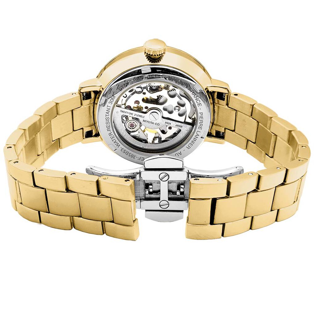 Montre Pierre Lannier Automatique 35 Noir - Montres Femme | Histoire d’Or
