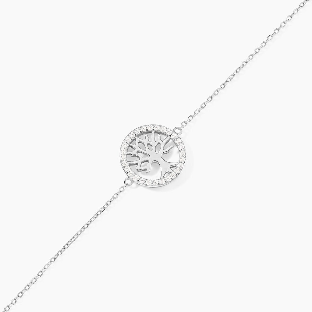 Bracelet Galla Argent Blanc Oxyde De Zirconium - Nouveautés Femme | Histoire d’Or