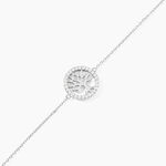 Bracelet Galla Argent Blanc Oxyde De Zirconium - Bracelets Femme | Histoire d&rsquo;Or