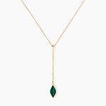 Collier Elisud Or Jaune Malachite - Colliers Femme | Histoire d&rsquo;Or
