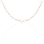 Cha&icirc;ne Ophelio Maille Alternee 1/1 Or Rose - Chaines Femme | Histoire d&rsquo;Or