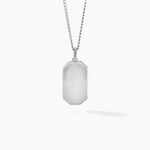 Collier Alessio Acier Blanc - Colliers fantaisie Homme | Histoire d&rsquo;Or