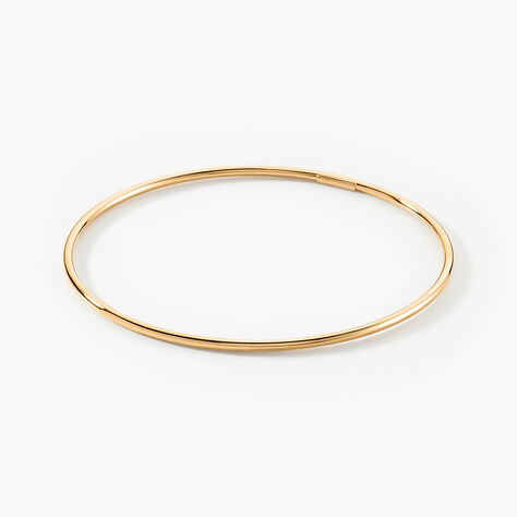 Bracelet Jonc Xylina Fil Rond Lisse Or Jaune - Bracelets joncs Famille | Histoire d’Or