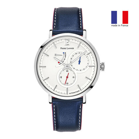 Montre Pierre Lannier Evidence Blanc - Montres Homme | Histoire d’Or