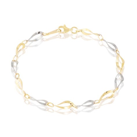 Bracelet Alejo Maille Fantaisie Or Bicolore - Bracelets Femme | Histoire d’Or