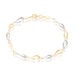 Bracelet Alejo Maille Fantaisie Or Bicolore - Bracelets Femme | Histoire d’Or