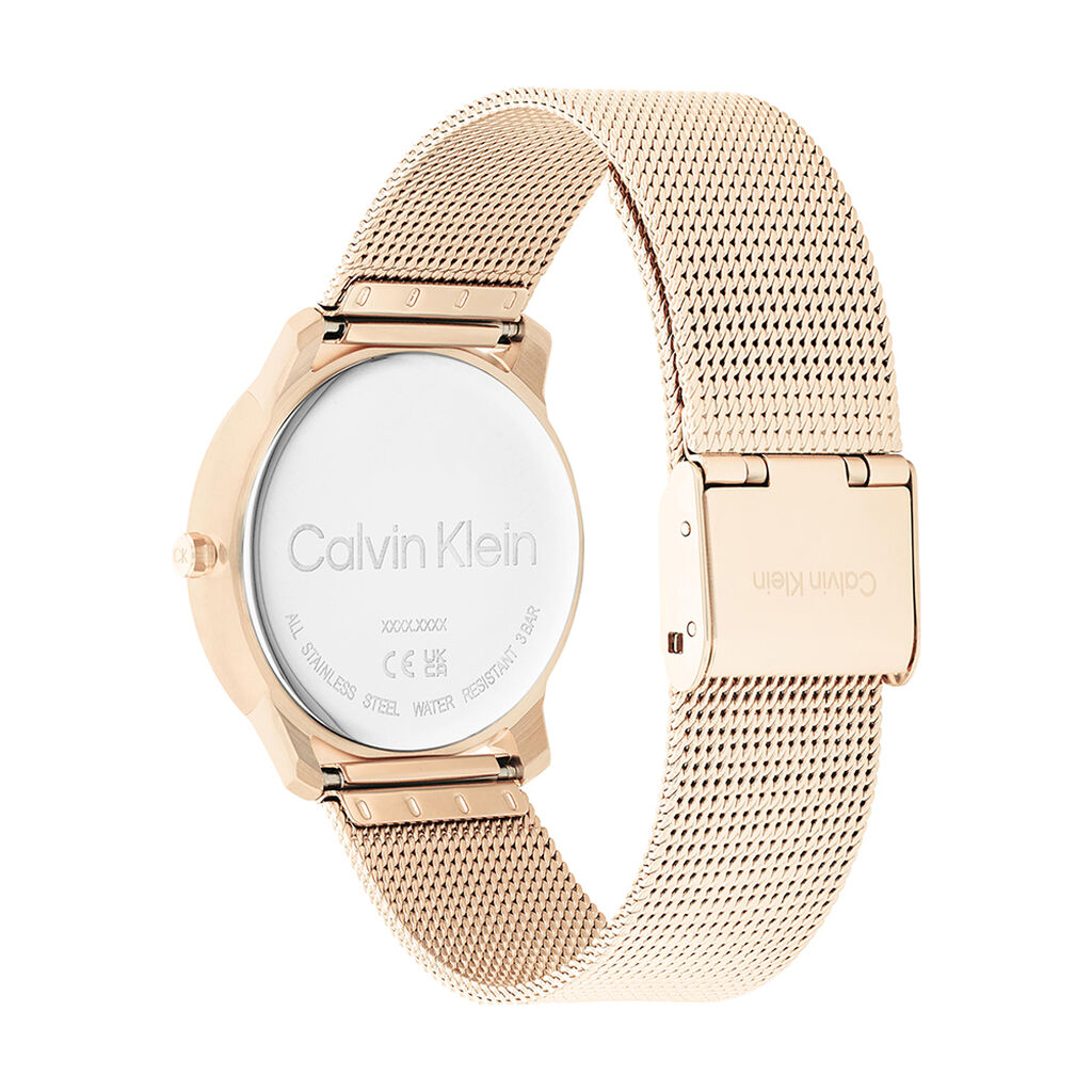 Montre Calvin Klein Iconic Mesh Rose - Montres Femme | Histoire d&rsquo;Or