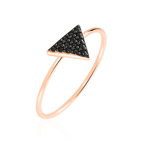 Bague Amellia Argent Rose Oxyde De Zirconium - Bagues avec pierre Femme | Histoire d&rsquo;Or