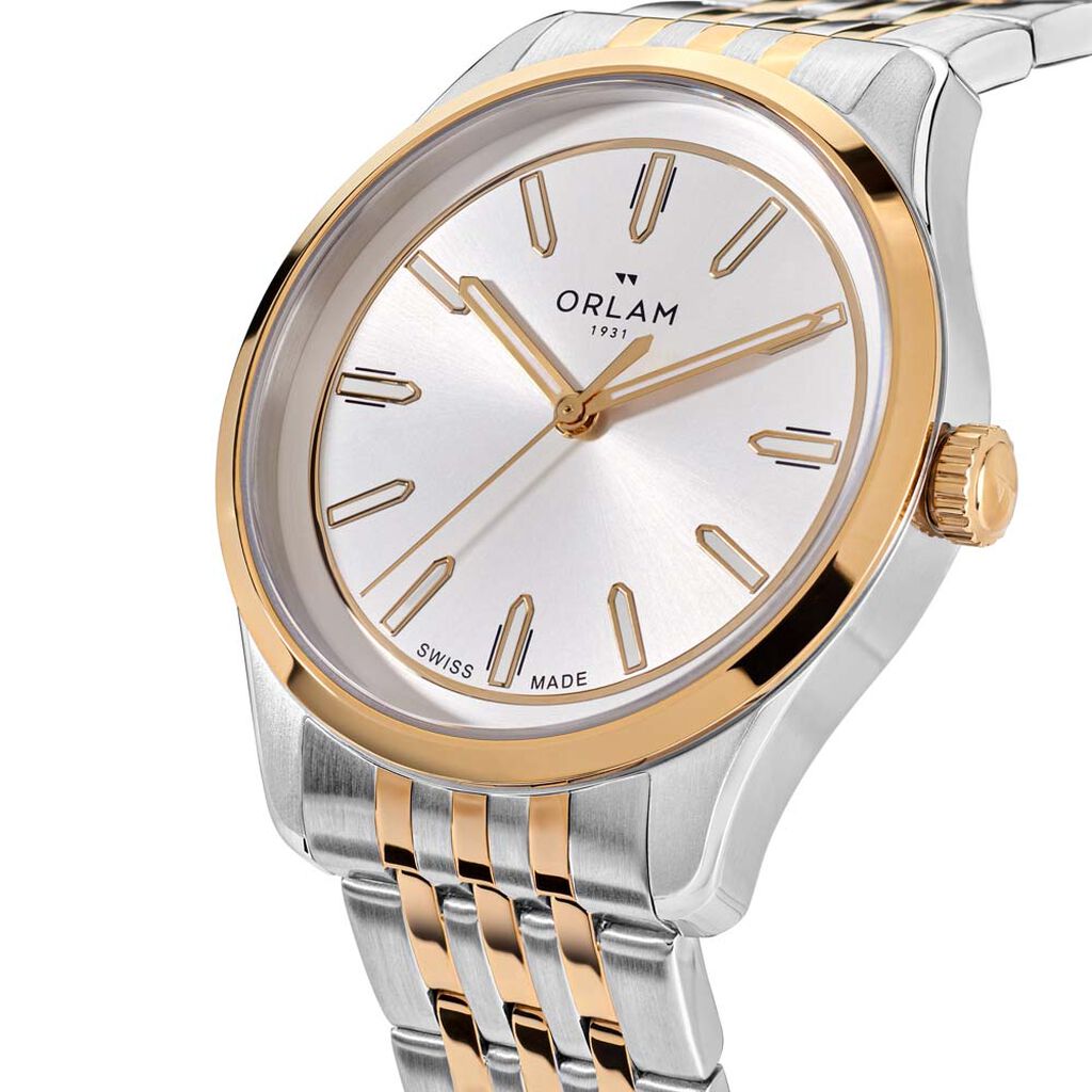 Montre Orlam Cadence Argent&eacute; - Montres Homme | Histoire d&rsquo;Or
