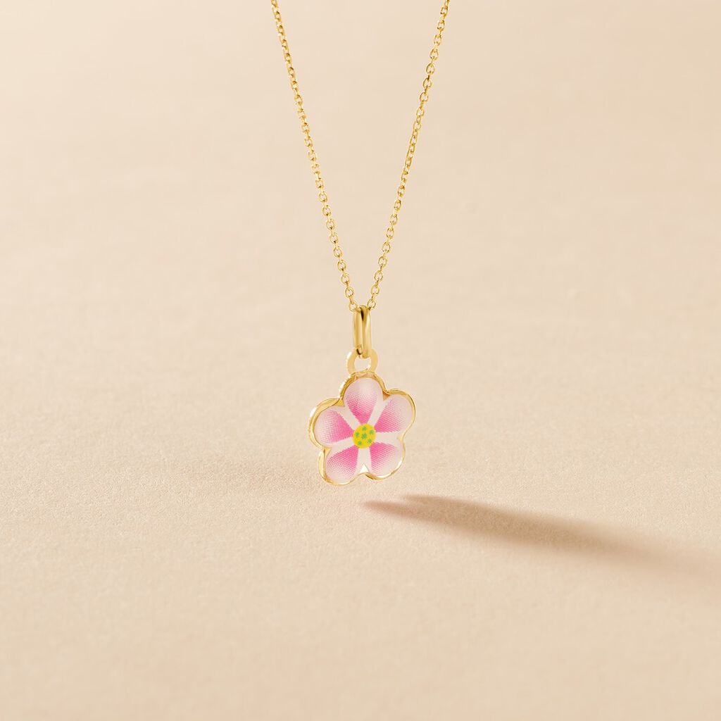Collier Syna Fleur Or Jaune - Colliers Enfant | Histoire d’Or