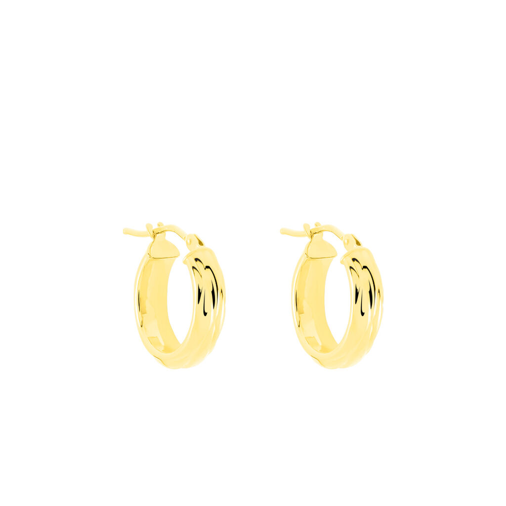 Créoles Antiope Or Jaune - Boucles d'oreilles créoles Femme | Histoire d’Or