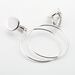 Boucles D'oreilles Pendantes Misao Argent Blanc - Boucles d'oreilles créoles Femme | Histoire d’Or