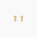 Boucles D'oreilles Izefia Rondes Or Jaune Oxyde De Zirconium - Boucles d'oreilles cr&eacute;oles Femme | Histoire d&rsquo;Or