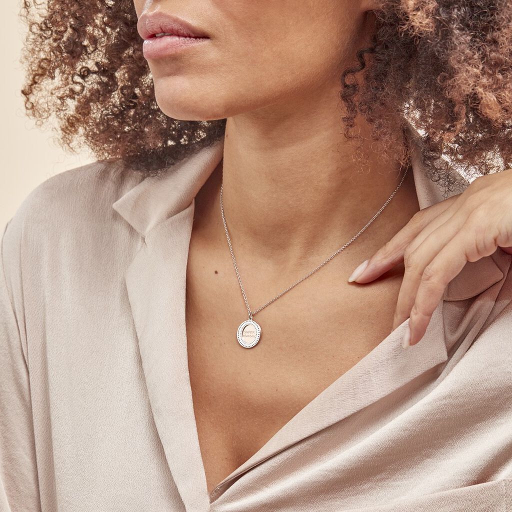 Collier Argent Bicolore Teodoro - Colliers fantaisie Femme | Histoire d’Or