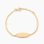 Bracelet Identite Bebe Or Jaune Ericka - Bracelets Communion Enfant | Histoire d&rsquo;Or