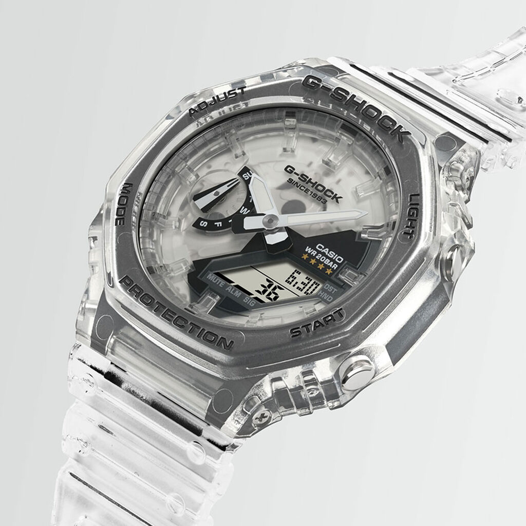 Montre Casio G-shock Bicolore Blanc / Noir - Montres Homme | Histoire d&rsquo;Or