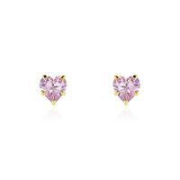 Boucles D'oreilles Puces Daria Or Jaune Oxyde