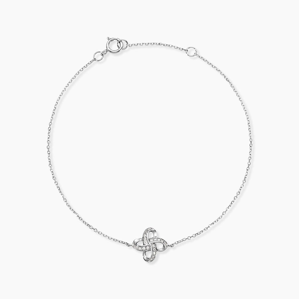 Bracelet Leonille Or Blanc Diamant - Bracelets Femme | Histoire d&rsquo;Or