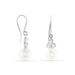 Boucles D'oreilles Pendantes Taissia Or Blanc Perle Culture Et Oxyde - Boucles d'oreilles pendantes Femme | Histoire d’Or