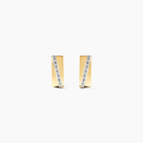 Cr&eacute;oles Timira Or Jaune Diamant - Boucles d'oreilles cr&eacute;oles Femme | Histoire d&rsquo;Or