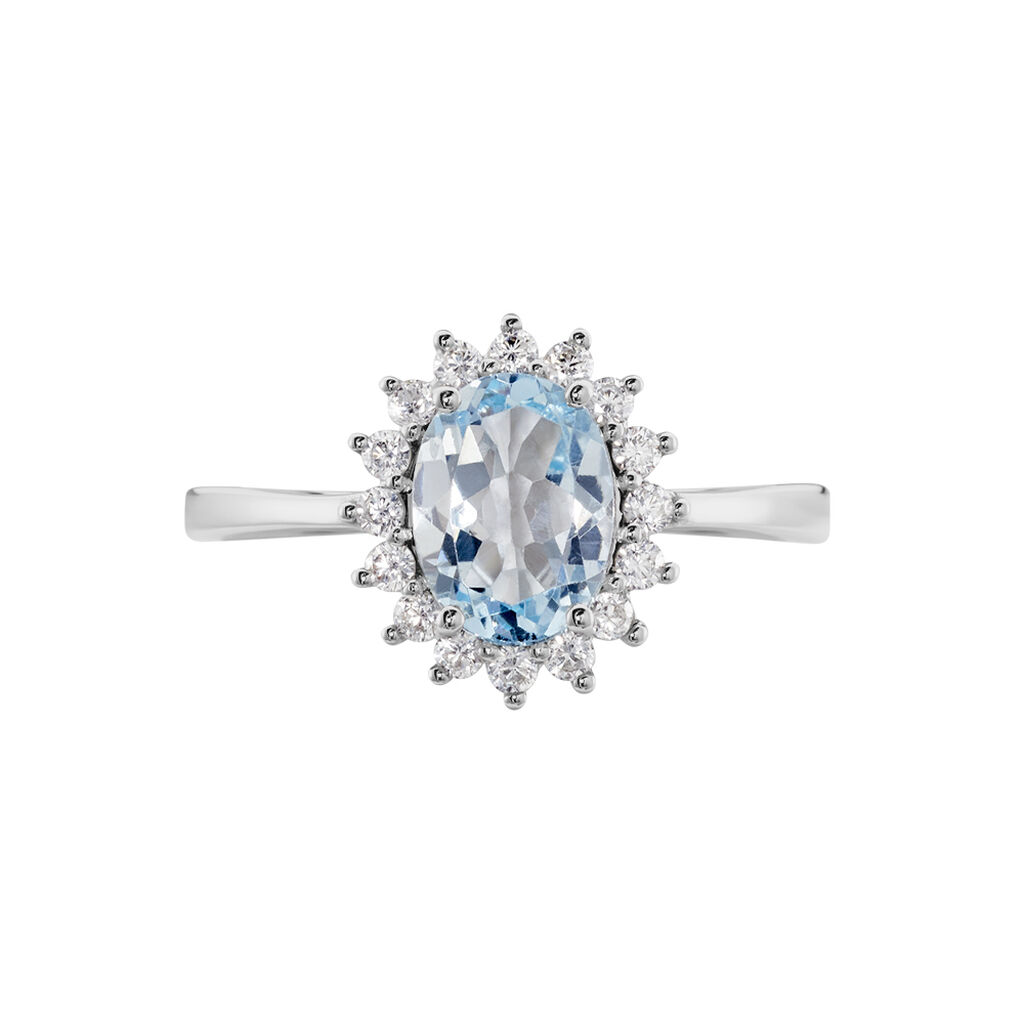 Bague Trick Or Blanc Topaze Et Oxyde - Bagues solitaires Femme | Histoire d’Or