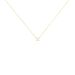 Collier Or Jaune Victoria Diamant Synthetique - Colliers Femme | Histoire d’Or