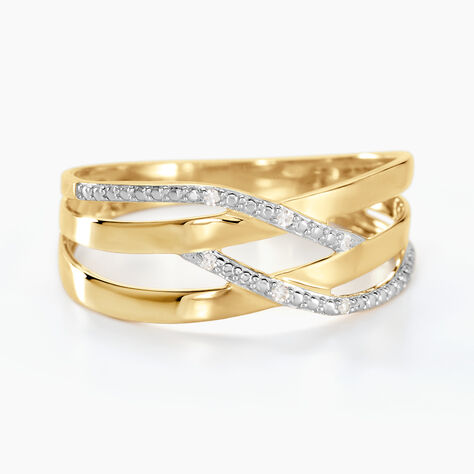 Bague Joassine Or Jaune Diamant - Bagues avec pierre Femme | Histoire d’Or