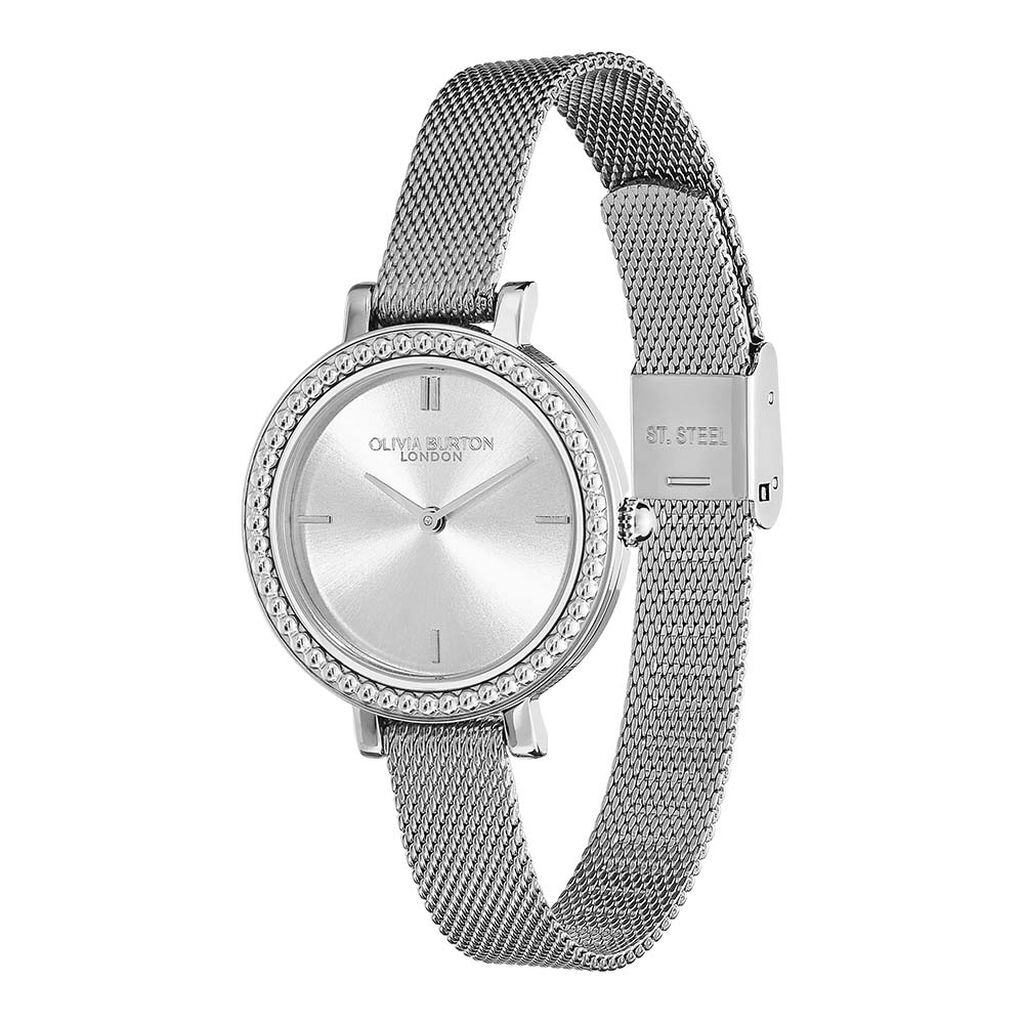 Montre Olivia Burton Vintage Bead Argent&eacute; - Montres Femme | Histoire d&rsquo;Or