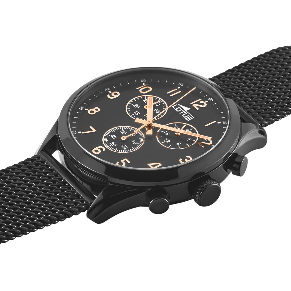 Montre homme lotus noir online