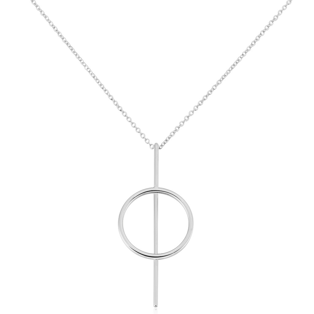 Collier Sautoir Timie Acier Blanc - Sautoirs Femme | Histoire d’Or