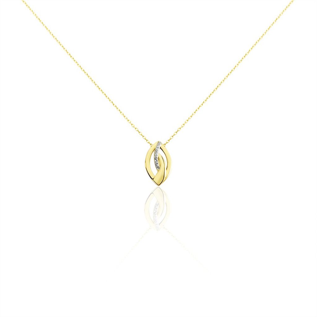 Collier Or Jaune Sven Diamant - Colliers Femme | Histoire d’Or