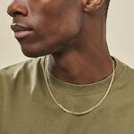 Collier Capucin Or Jaune Maille Marine Plate - Chaines Homme | Histoire d&rsquo;Or