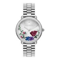 Montre Olivia Burton Vintage Floral Argenté