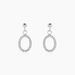 Boucles D'oreilles Pendantes Kimber Argent Blanc Oxyde De Zirconium - Boucles d'oreilles fantaisie Femme | Histoire d’Or
