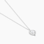 Collier Or Blanc Lydia Oxydes De Zirconium - Colliers Femme | Histoire d&rsquo;Or