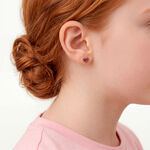Boucles D'oreilles Puces Cerine Coeur Or Jaune - Clous d'oreilles Enfant | Histoire d&rsquo;Or