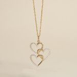Pendentif Lovely Or Jaune Oxyde De Zirconium - F&ecirc;te des m&egrave;res Femme | Histoire d&rsquo;Or