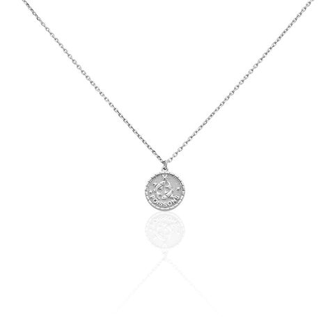 Collier Argent Blanc Hosni - Colliers Zodiaque Homme | Histoire d’Or