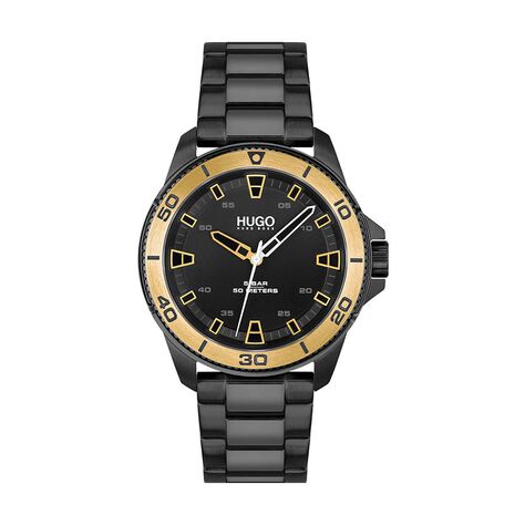 Montre Hugo Streetdiver Noir - Montres Homme | Histoire d’Or