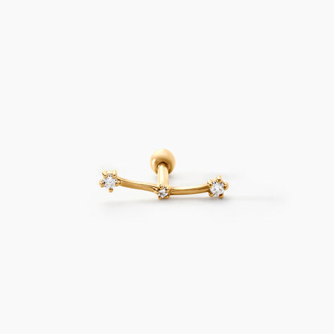 Piercing Tierra Or Jaune Oxyde De Zirconium - Bijoux Femme | Histoire d’Or