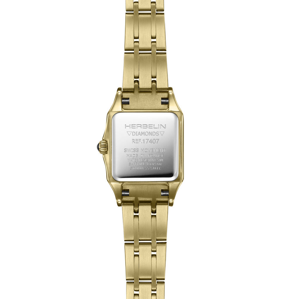 Montre Herbelin Mini Luna Argent&eacute; - Montres &eacute;tanches Femme | Histoire d&rsquo;Or