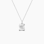 Pendentif Zodiaque Parchemin Argent Blanc - Pendentifs Zodiaque Famille | Histoire d&rsquo;Or