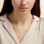 Collier Hildana Or Blanc Oxyde De Zirconium - Colliers Femme | Histoire d&rsquo;Or