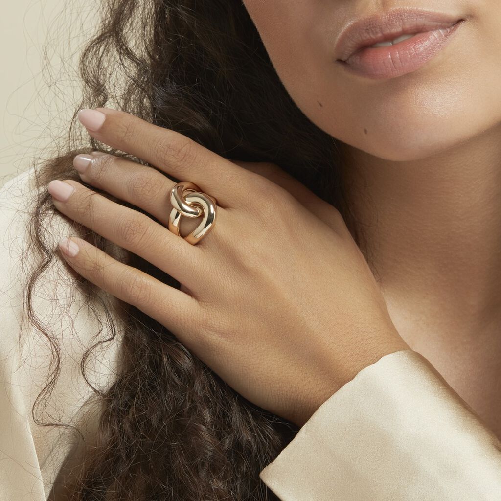 Bague Plaqué Or Jaune Chaili - Bagues Femme | Histoire d’Or