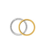 Bague Apia Argent Bicolore Oxyde De Zirconium - Bagues avec pierre Femme | Histoire d&rsquo;Or