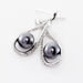 Boucles D'oreilles Pendantes Polynesie Argent  Perle D'imitation Oxyde - Boucles d'oreilles fantaisie Femme | Histoire d’Or