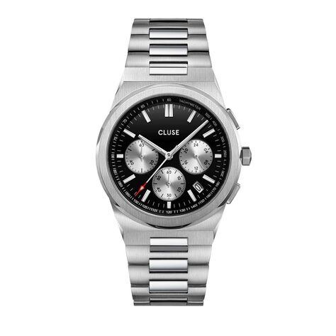 Montre Cluse Vigoureux Chrono Noir - Montres Homme | Histoire d’Or